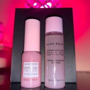NEW Glow Recipe Watermelon Glow PHA+BHA PoreTight Toner & Niacinamide Dew Drops